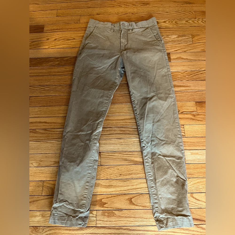 Mens H & M Khaki Slim Fit Chinos - Size 30x32